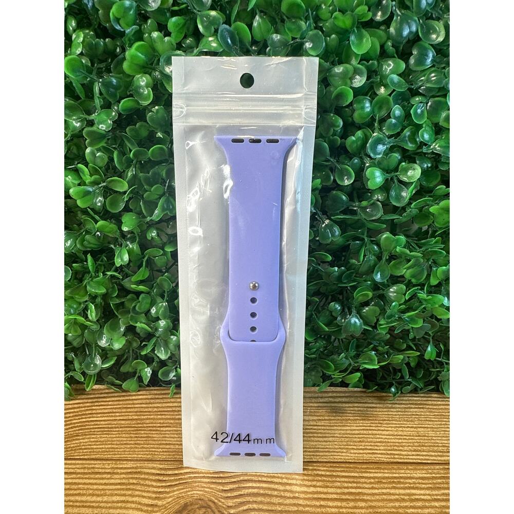 New Purple Silicone Smart Watch Band Compatible with Apple Watch 42/44 mm Gift